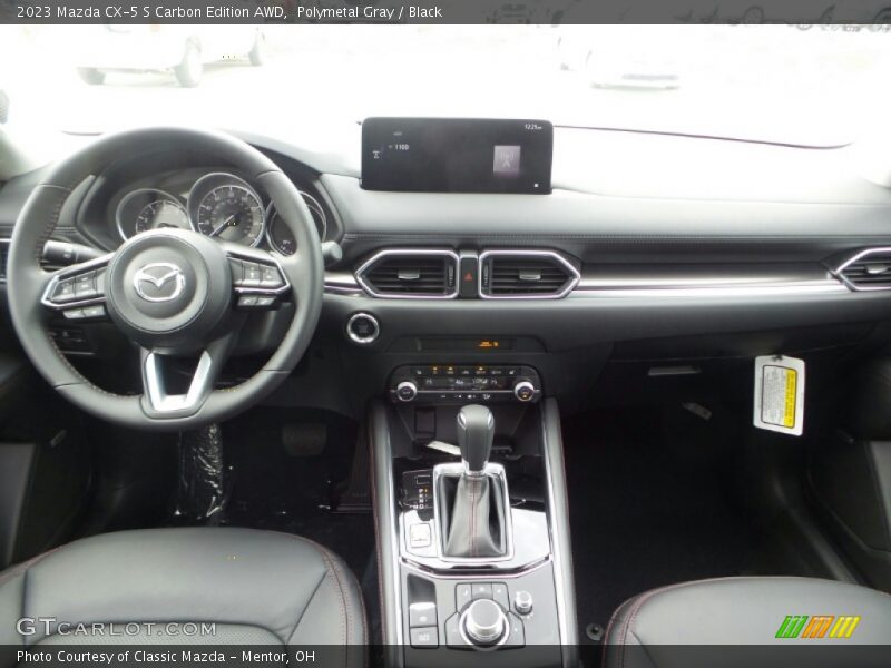 Polymetal Gray / Black 2023 Mazda CX-5 S Carbon Edition AWD