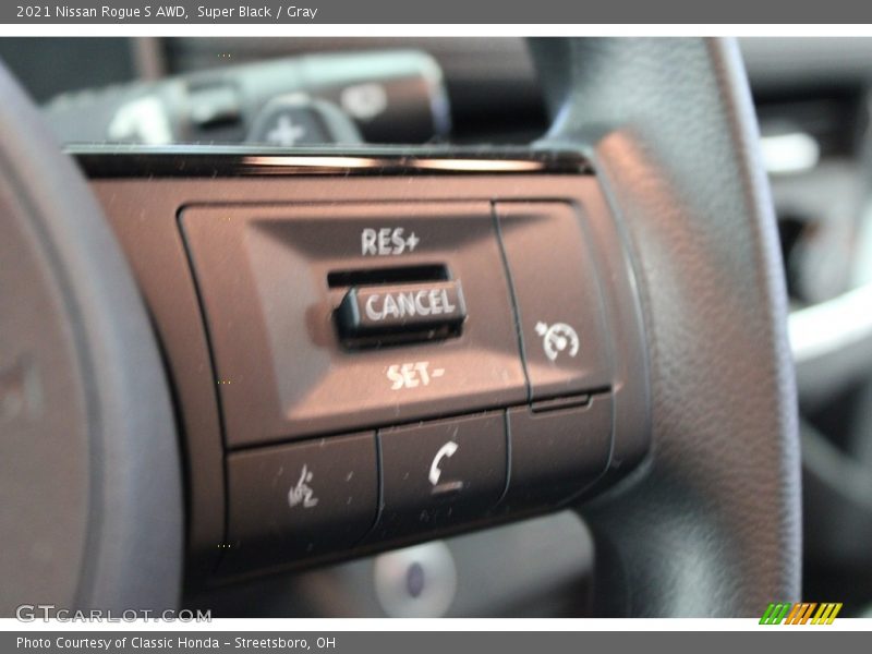 Super Black / Gray 2021 Nissan Rogue S AWD