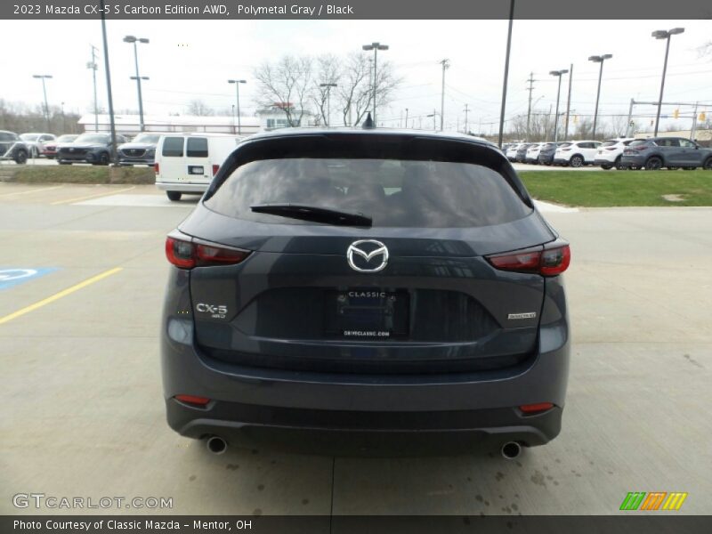 Polymetal Gray / Black 2023 Mazda CX-5 S Carbon Edition AWD