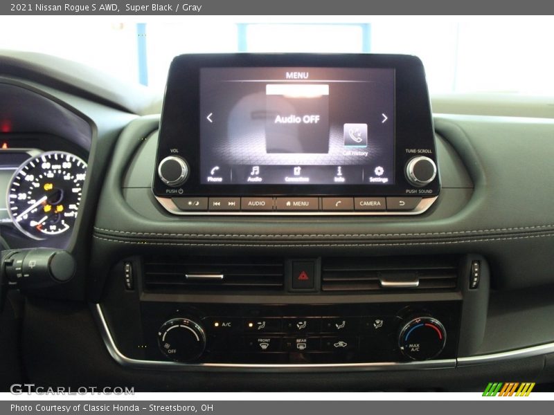 Super Black / Gray 2021 Nissan Rogue S AWD