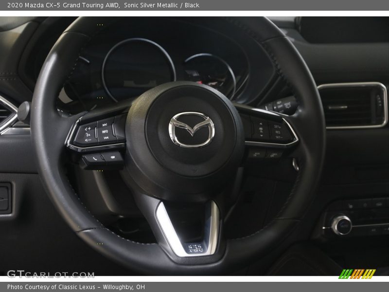 Sonic Silver Metallic / Black 2020 Mazda CX-5 Grand Touring AWD
