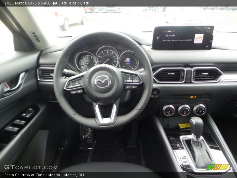 Jet Black Mica / Black 2023 Mazda CX-5 S AWD
