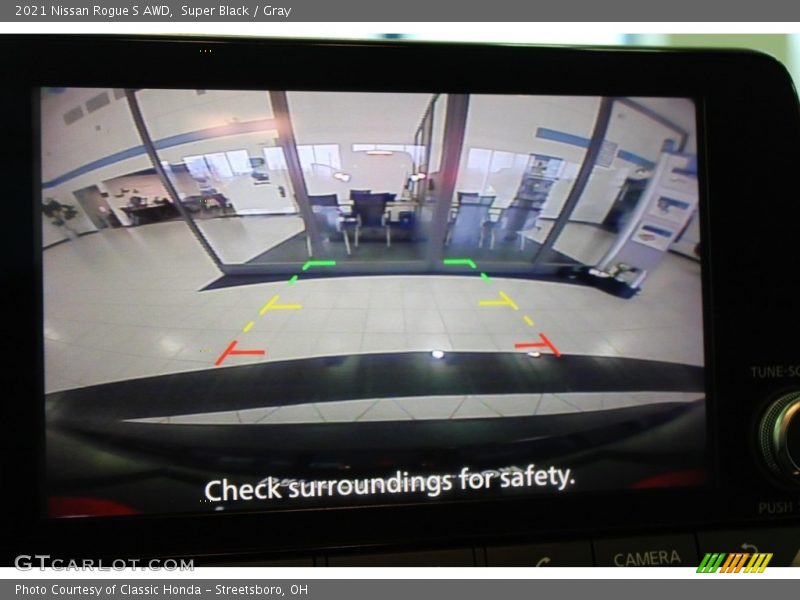 Super Black / Gray 2021 Nissan Rogue S AWD