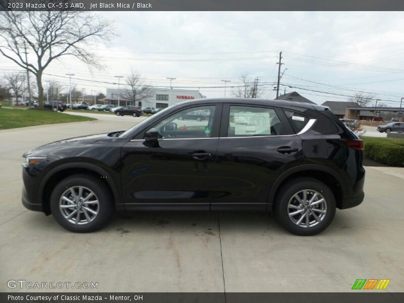Jet Black Mica / Black 2023 Mazda CX-5 S AWD
