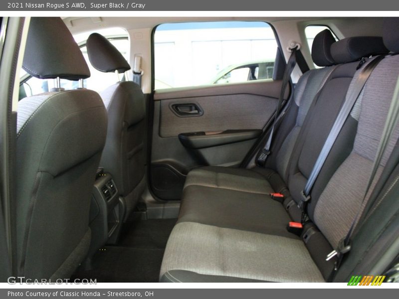 Super Black / Gray 2021 Nissan Rogue S AWD