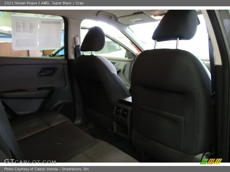 Super Black / Gray 2021 Nissan Rogue S AWD