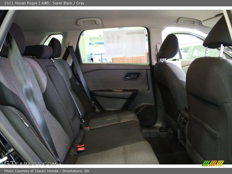Super Black / Gray 2021 Nissan Rogue S AWD