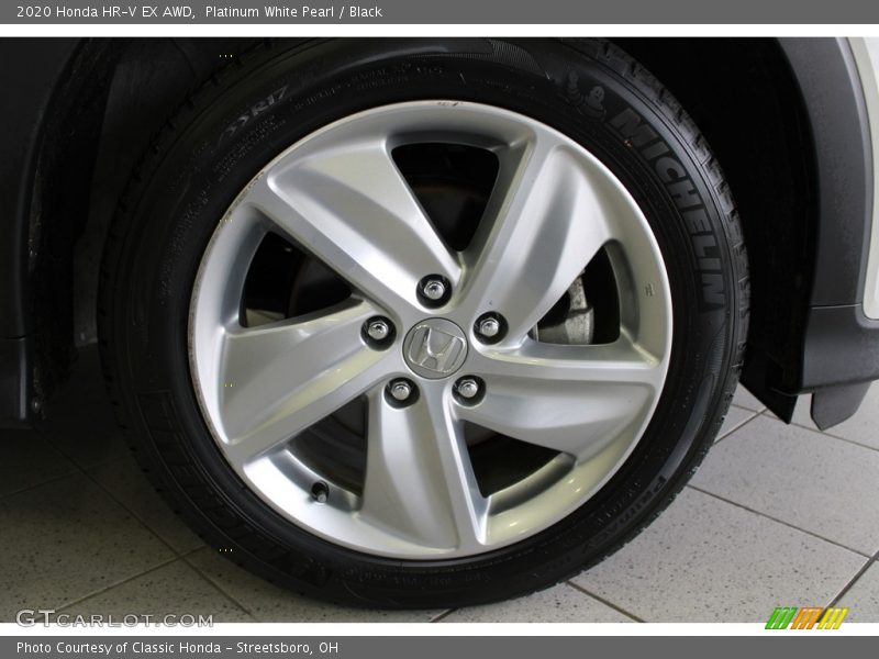 Platinum White Pearl / Black 2020 Honda HR-V EX AWD