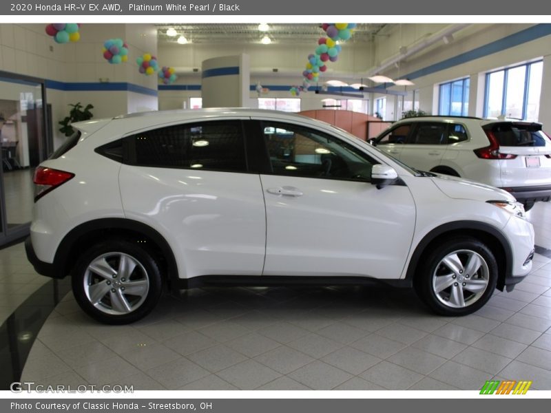 Platinum White Pearl / Black 2020 Honda HR-V EX AWD