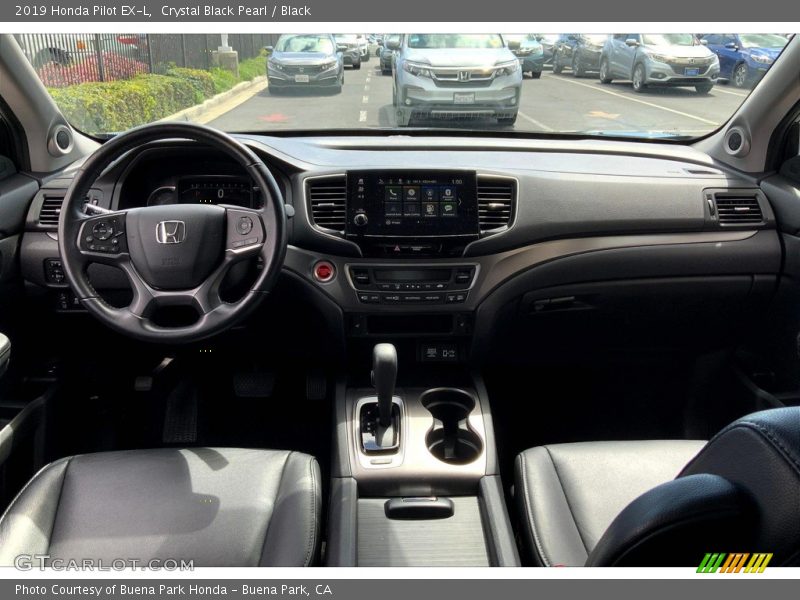 Crystal Black Pearl / Black 2019 Honda Pilot EX-L
