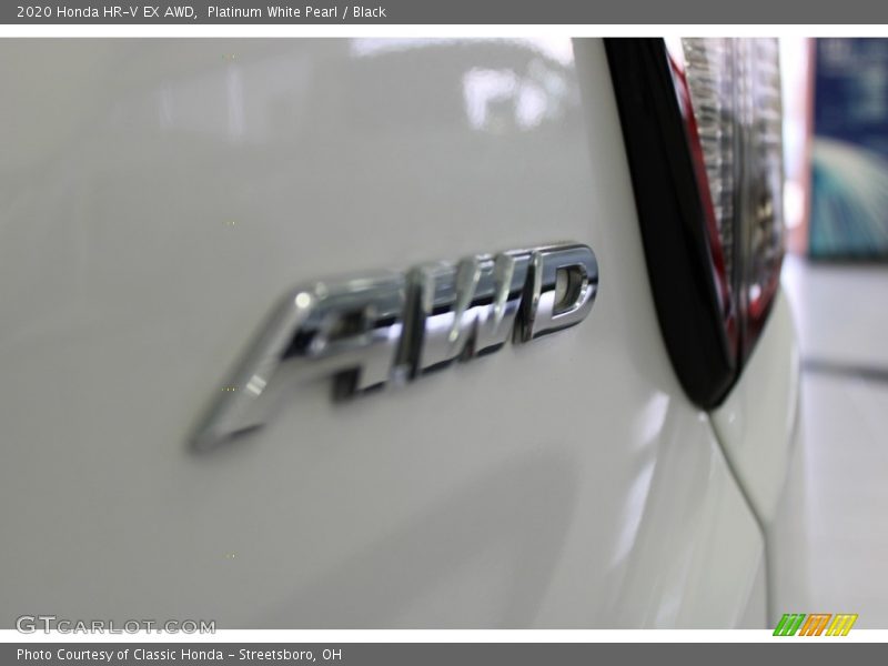 Platinum White Pearl / Black 2020 Honda HR-V EX AWD