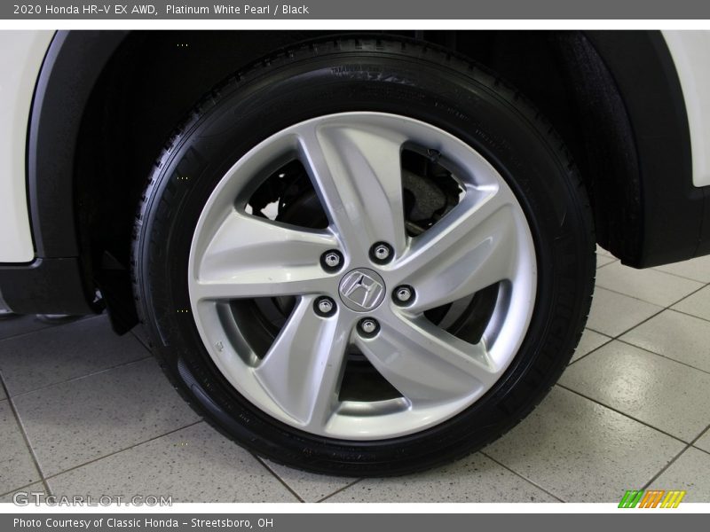 Platinum White Pearl / Black 2020 Honda HR-V EX AWD