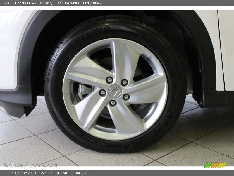 Platinum White Pearl / Black 2020 Honda HR-V EX AWD