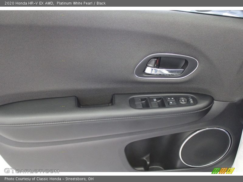 Platinum White Pearl / Black 2020 Honda HR-V EX AWD