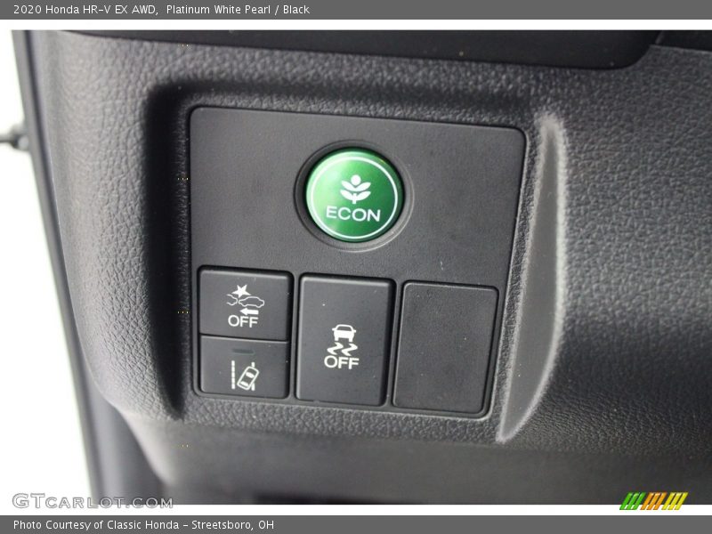 Platinum White Pearl / Black 2020 Honda HR-V EX AWD