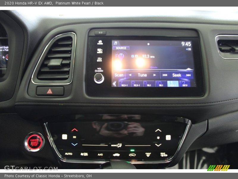 Platinum White Pearl / Black 2020 Honda HR-V EX AWD