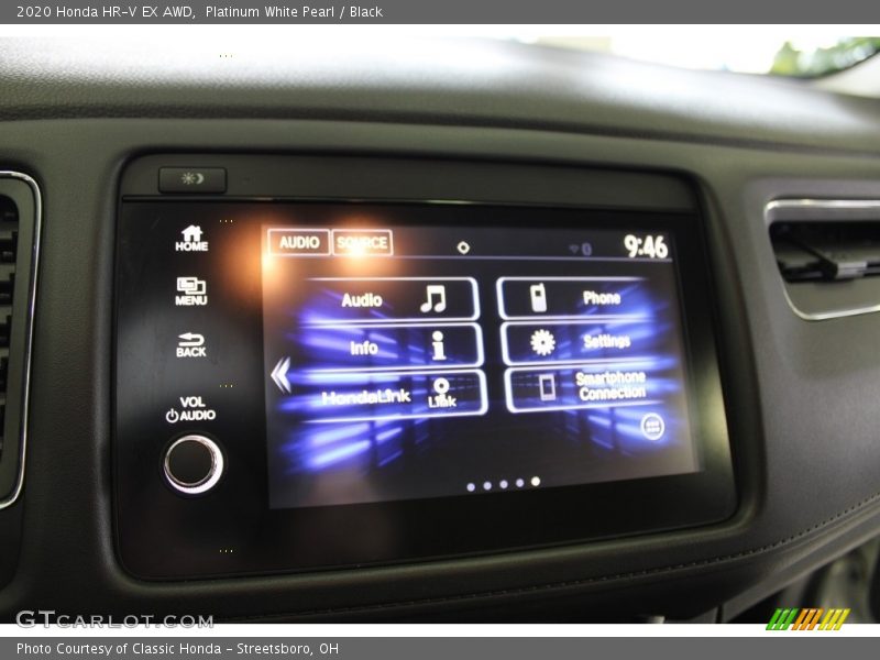 Platinum White Pearl / Black 2020 Honda HR-V EX AWD