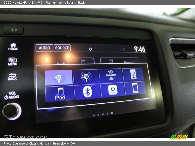 Platinum White Pearl / Black 2020 Honda HR-V EX AWD