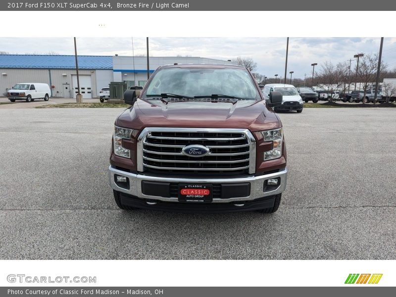 Bronze Fire / Light Camel 2017 Ford F150 XLT SuperCab 4x4