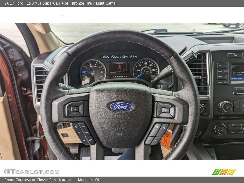 Bronze Fire / Light Camel 2017 Ford F150 XLT SuperCab 4x4