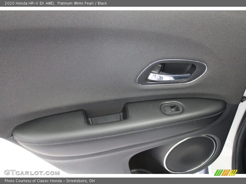 Platinum White Pearl / Black 2020 Honda HR-V EX AWD