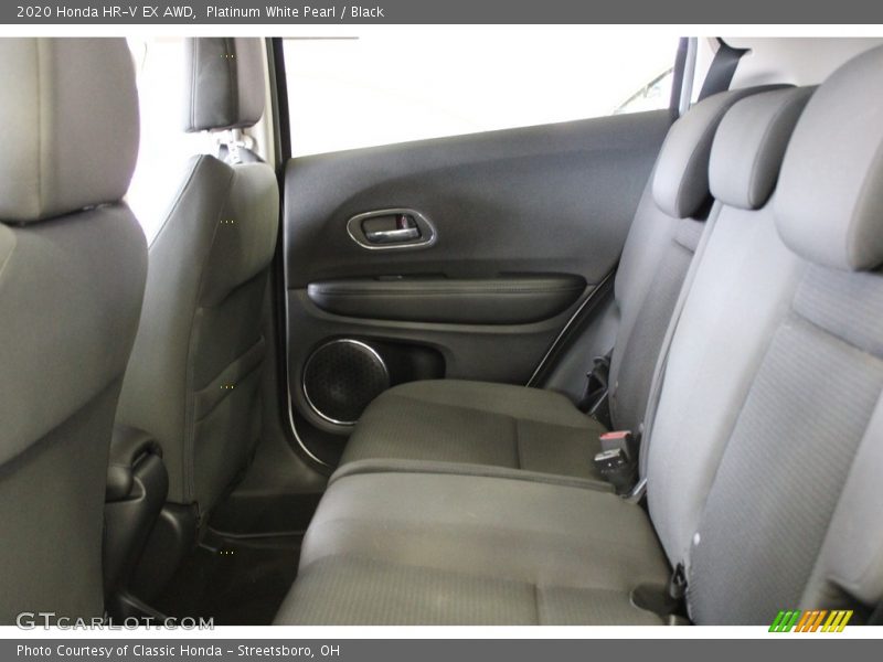 Platinum White Pearl / Black 2020 Honda HR-V EX AWD