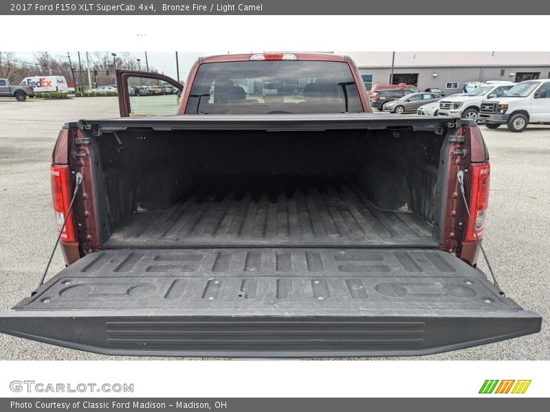Bronze Fire / Light Camel 2017 Ford F150 XLT SuperCab 4x4