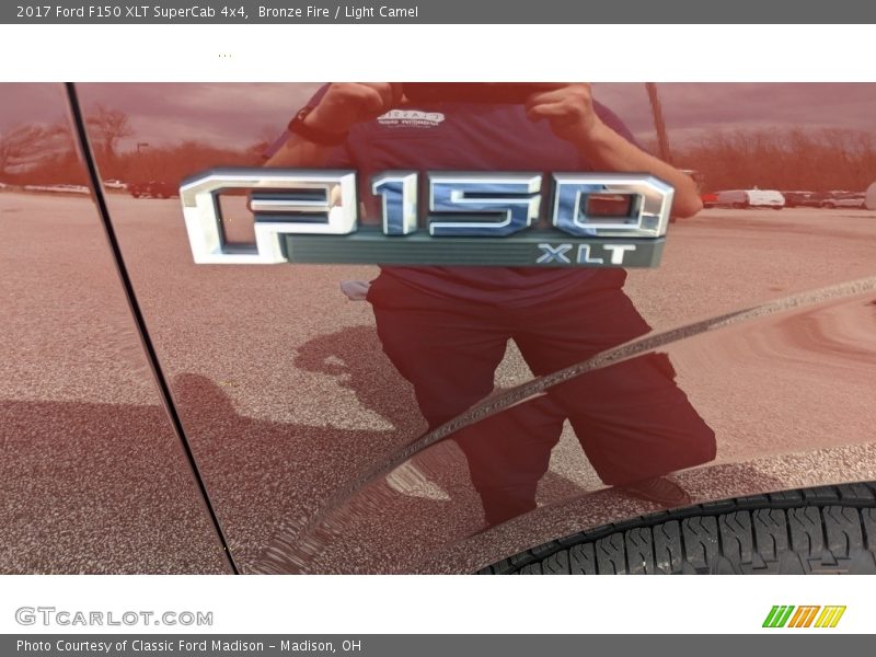 Bronze Fire / Light Camel 2017 Ford F150 XLT SuperCab 4x4