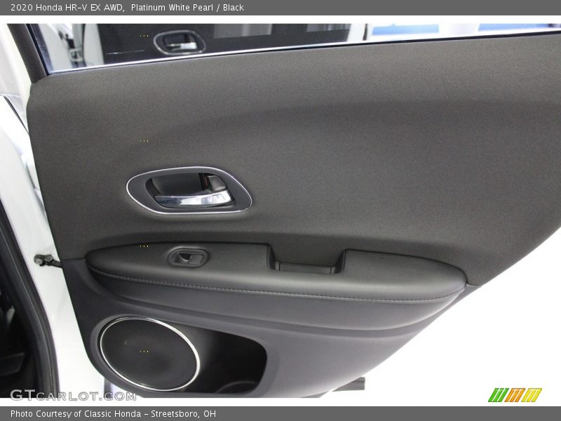 Platinum White Pearl / Black 2020 Honda HR-V EX AWD