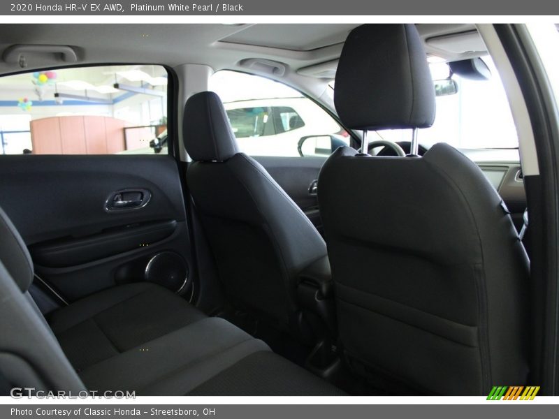 Platinum White Pearl / Black 2020 Honda HR-V EX AWD