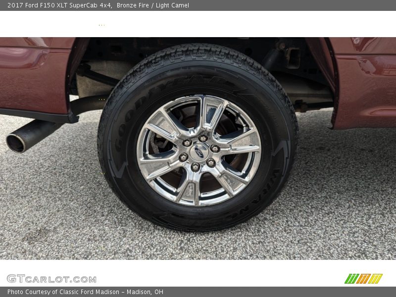 Bronze Fire / Light Camel 2017 Ford F150 XLT SuperCab 4x4