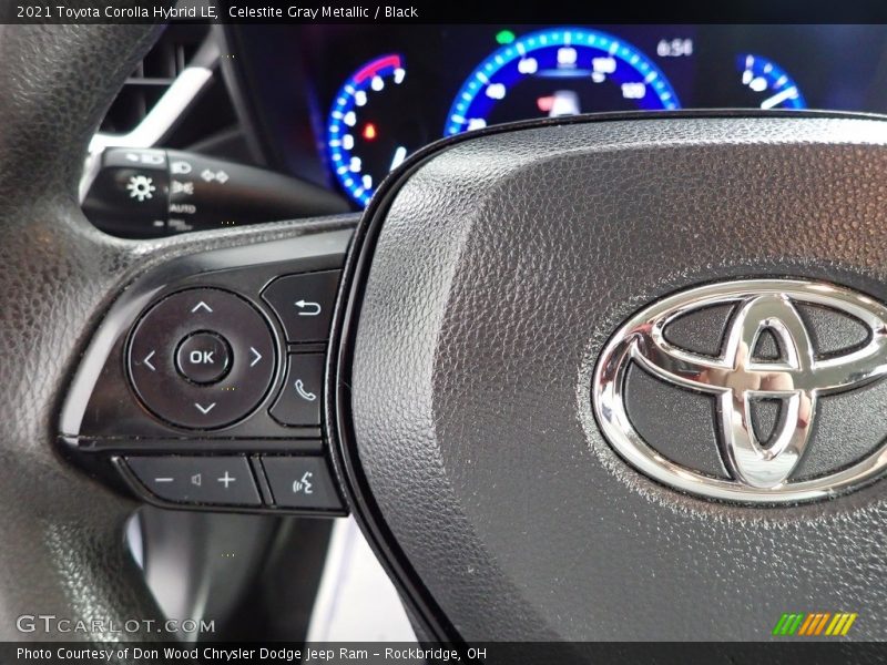 Celestite Gray Metallic / Black 2021 Toyota Corolla Hybrid LE