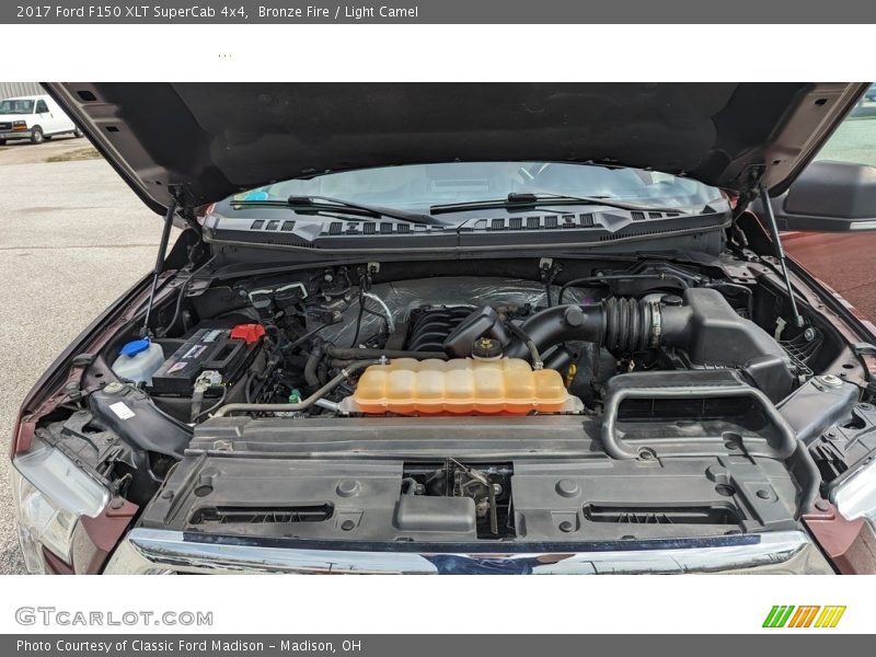 Bronze Fire / Light Camel 2017 Ford F150 XLT SuperCab 4x4