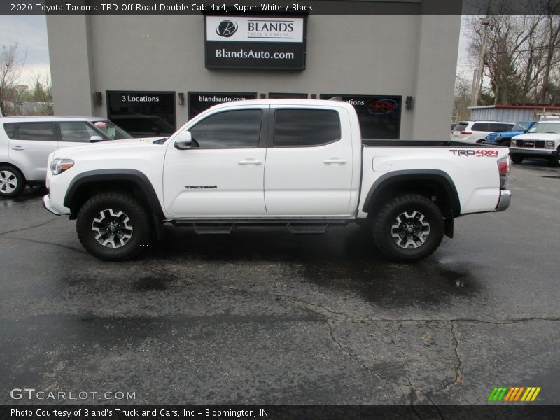 Super White / Black 2020 Toyota Tacoma TRD Off Road Double Cab 4x4