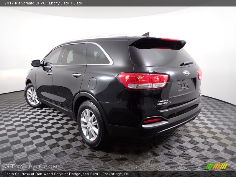 Ebony Black / Black 2017 Kia Sorento LX V6