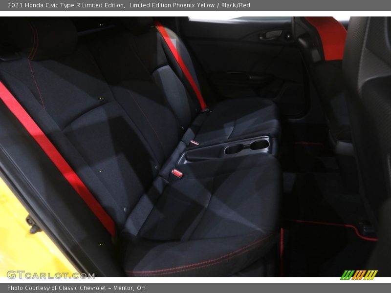 Rear Seat of 2021 Civic Type R Limited Edition