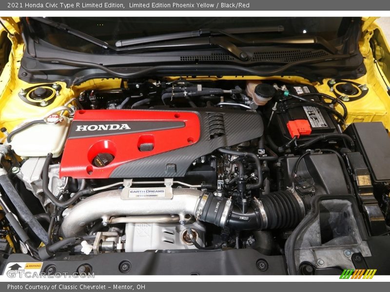  2021 Civic Type R Limited Edition Engine - 2.0 Liter Turbocharged DOHC 16-Valve i-VTEC 4 Cylinder