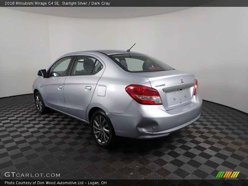 Starlight Silver / Dark Gray 2018 Mitsubishi Mirage G4 SE