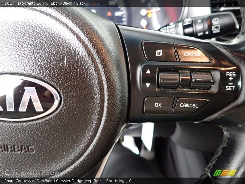 Ebony Black / Black 2017 Kia Sorento LX V6