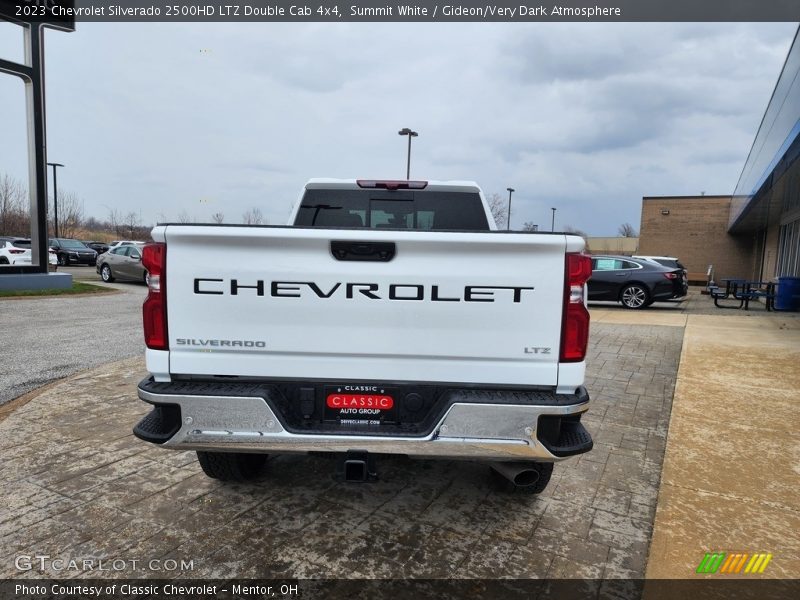 Summit White / Gideon/Very Dark Atmosphere 2023 Chevrolet Silverado 2500HD LTZ Double Cab 4x4
