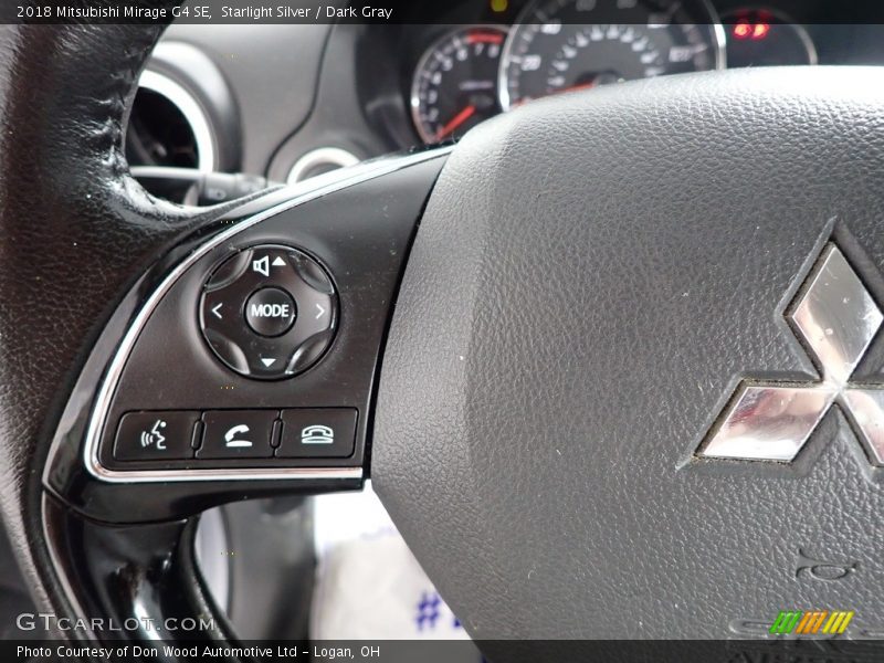 Starlight Silver / Dark Gray 2018 Mitsubishi Mirage G4 SE