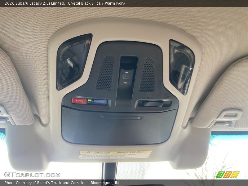 Crystal Black Silica / Warm Ivory 2020 Subaru Legacy 2.5i Limited