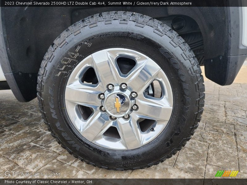 Summit White / Gideon/Very Dark Atmosphere 2023 Chevrolet Silverado 2500HD LTZ Double Cab 4x4