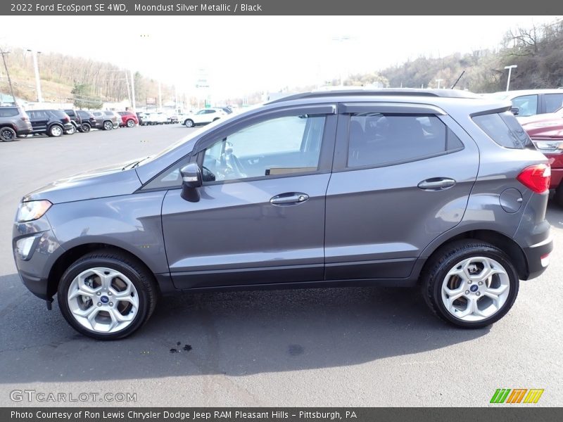 Moondust Silver Metallic / Black 2022 Ford EcoSport SE 4WD