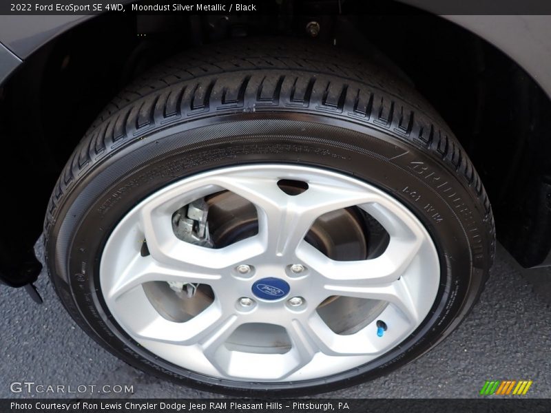 Moondust Silver Metallic / Black 2022 Ford EcoSport SE 4WD