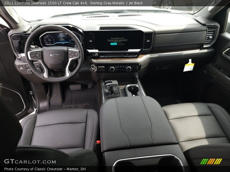  2023 Silverado 1500 LT Crew Cab 4x4 Jet Black Interior