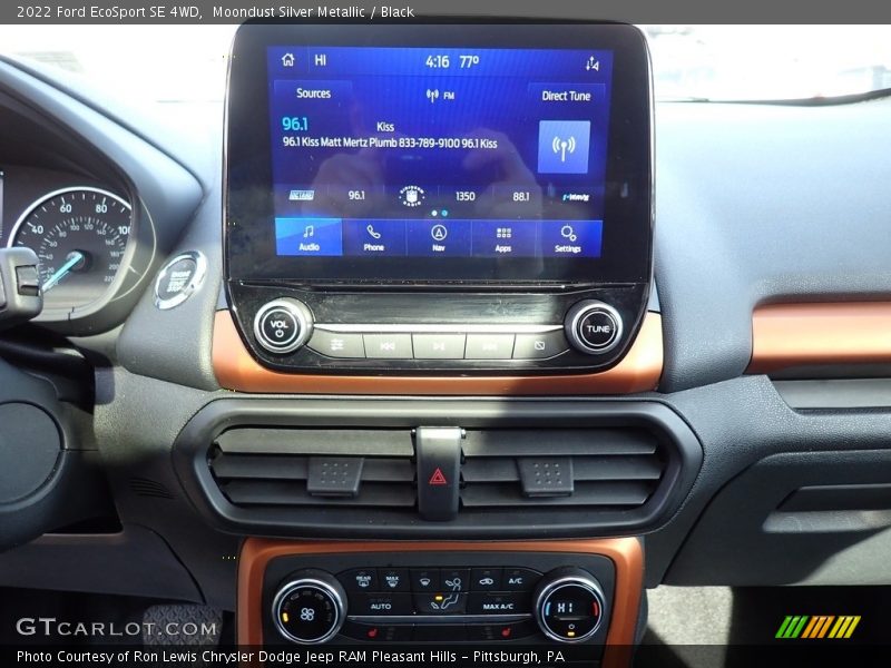 Moondust Silver Metallic / Black 2022 Ford EcoSport SE 4WD