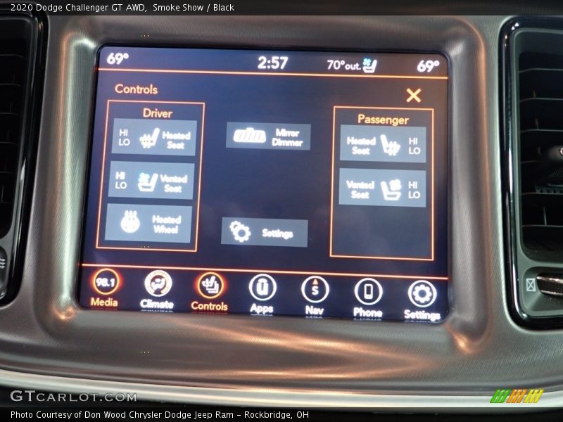 Smoke Show / Black 2020 Dodge Challenger GT AWD