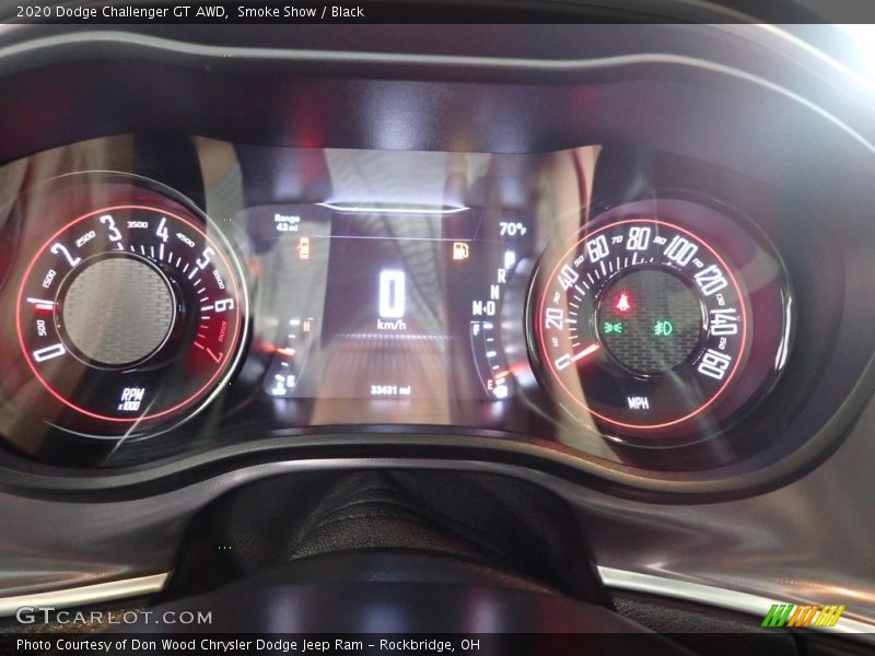Smoke Show / Black 2020 Dodge Challenger GT AWD