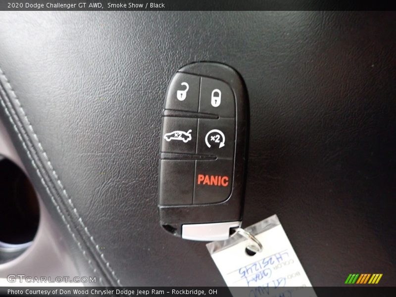 Smoke Show / Black 2020 Dodge Challenger GT AWD